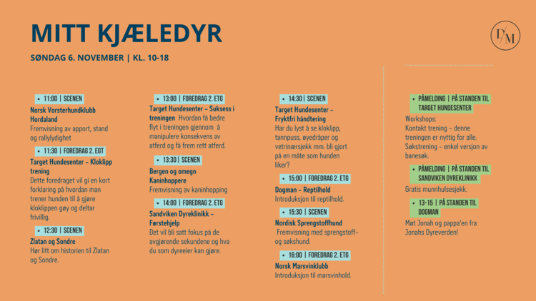 Program søndag 06.november