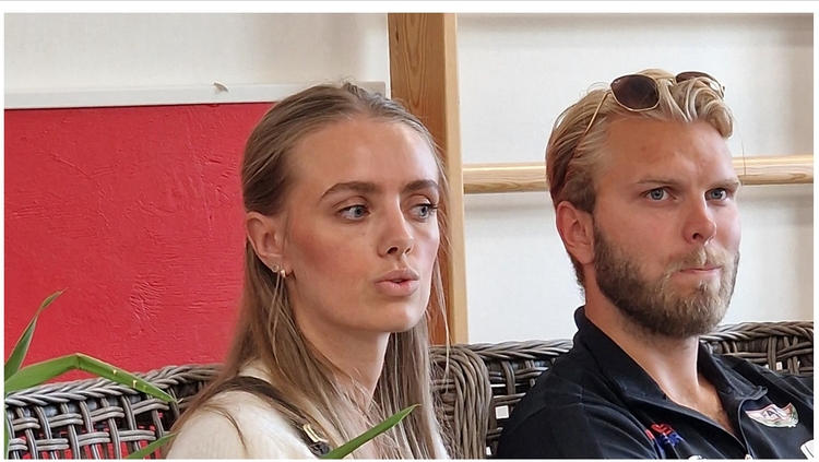 Frida Aksnes og Eirik Dolve