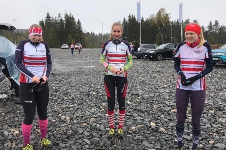 Kristine Bog Vikane, Marie Roll-Tørnqvist og Judit M. Møller, deltok alle på kretsmesterskap i orientering i helgen.